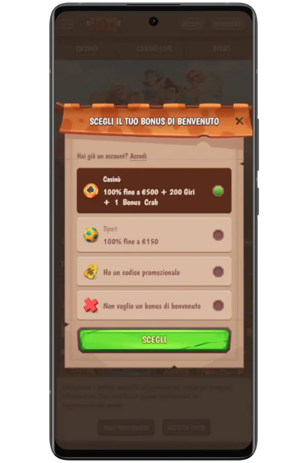 Completate la registrazione